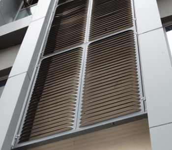 外墻鋁合金百葉窗工程